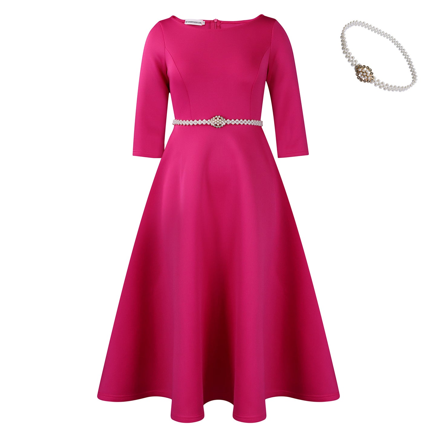 Solid Color Large Swing Elegant Dress Skirts