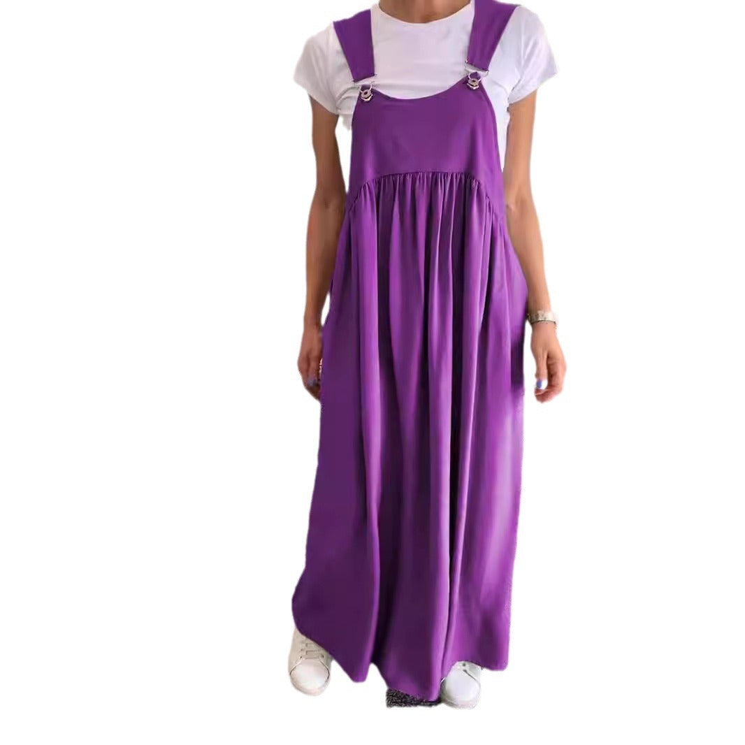 Unique Women's Summer Cotton Linen Long Dress