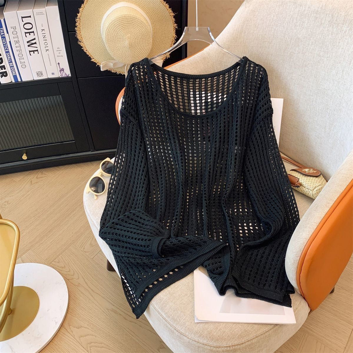 Women's Hollow Wool Summer Lazy Loose Flab Women's Sweater
