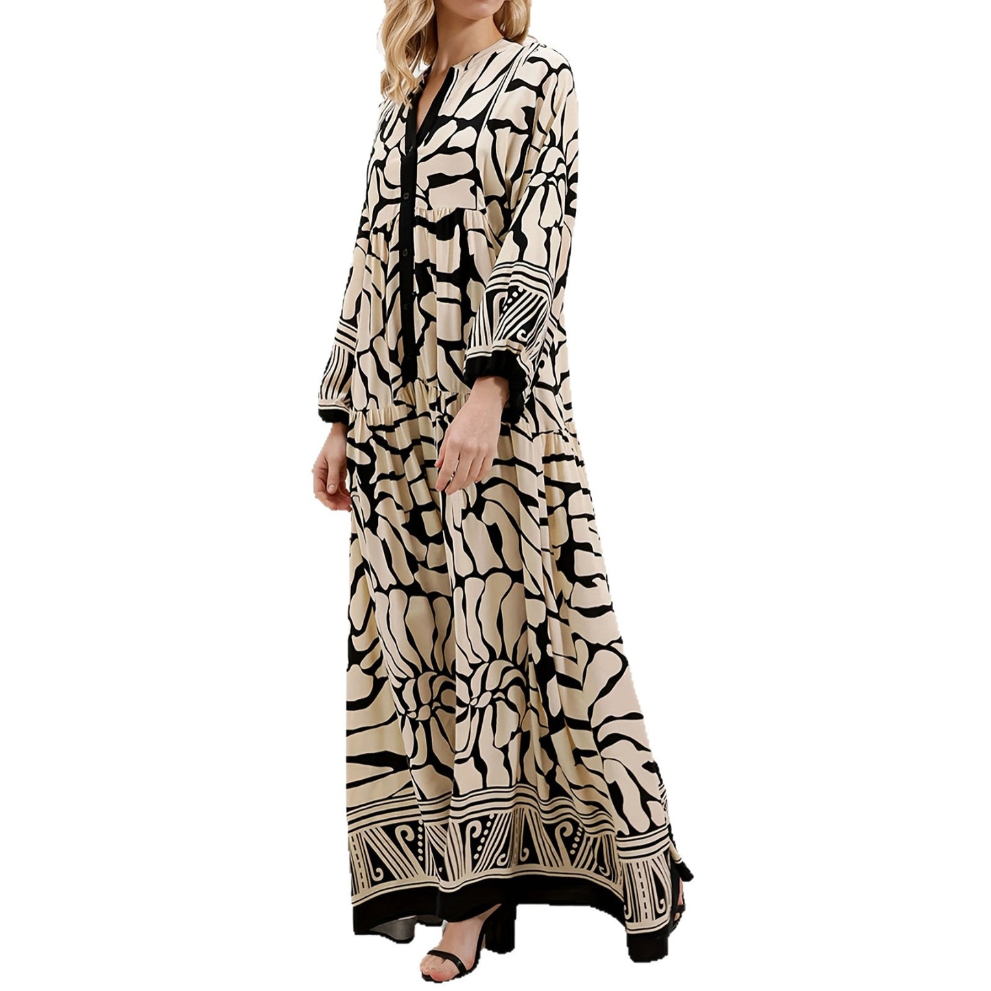 Elegant Graceful Noble Robe Soft Comfortable Design Dress