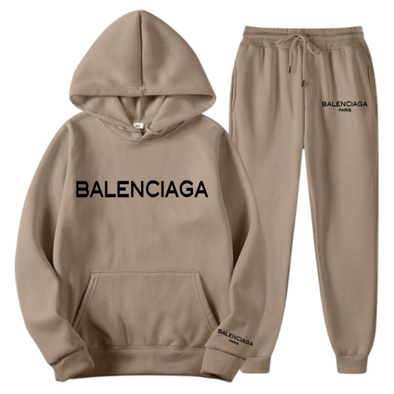 Women's & Men's Trendy Letters High Street Loose Fleece Suits