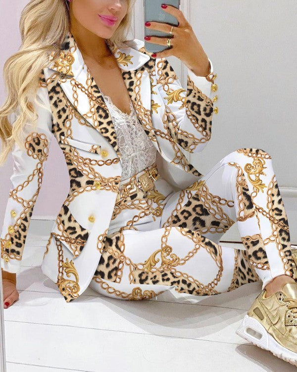 Women's Elegant Example Casual Fashion Set Suits