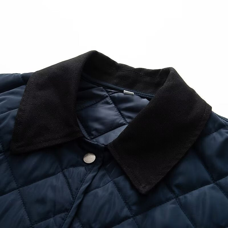 Comfortable Autumn Casual Loose Waterproof Quilted Jackets