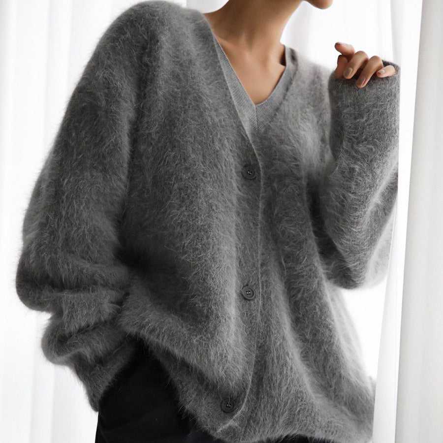 Women's Marten Knitted Idle Style Design Sense Sweaters
