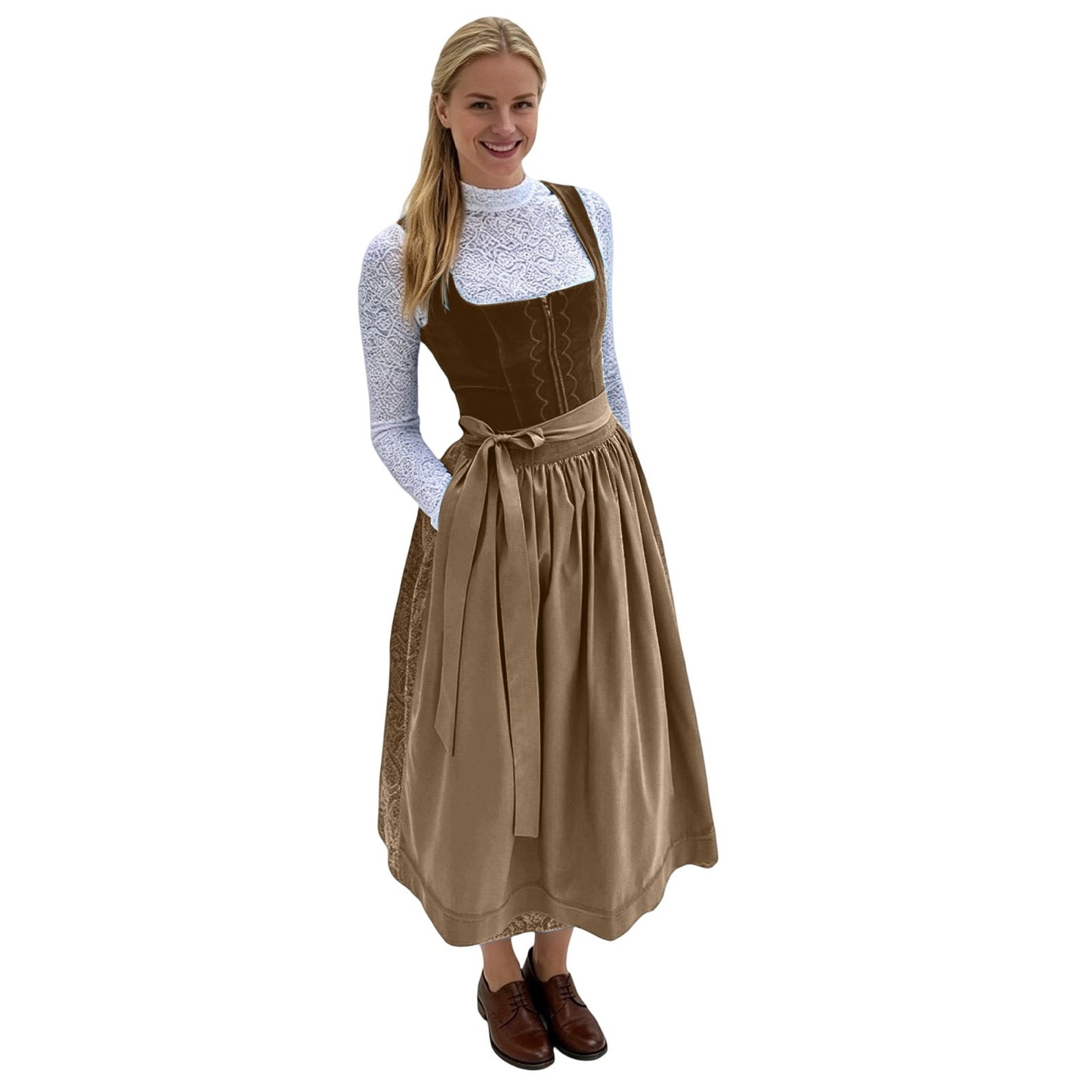 Women's Hot German Oktoberfest Elegant Vintage Beer Dress