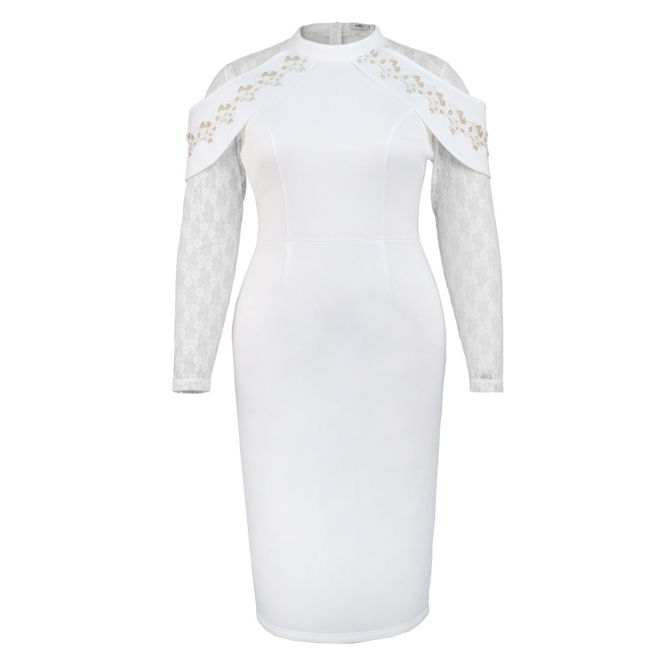 Women's Fat Sister Lace Mc Dress Banquet Dresses