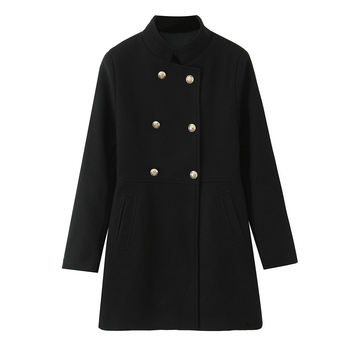 Women's Refined Stylish Versatile Minimalist Blended Double Coats