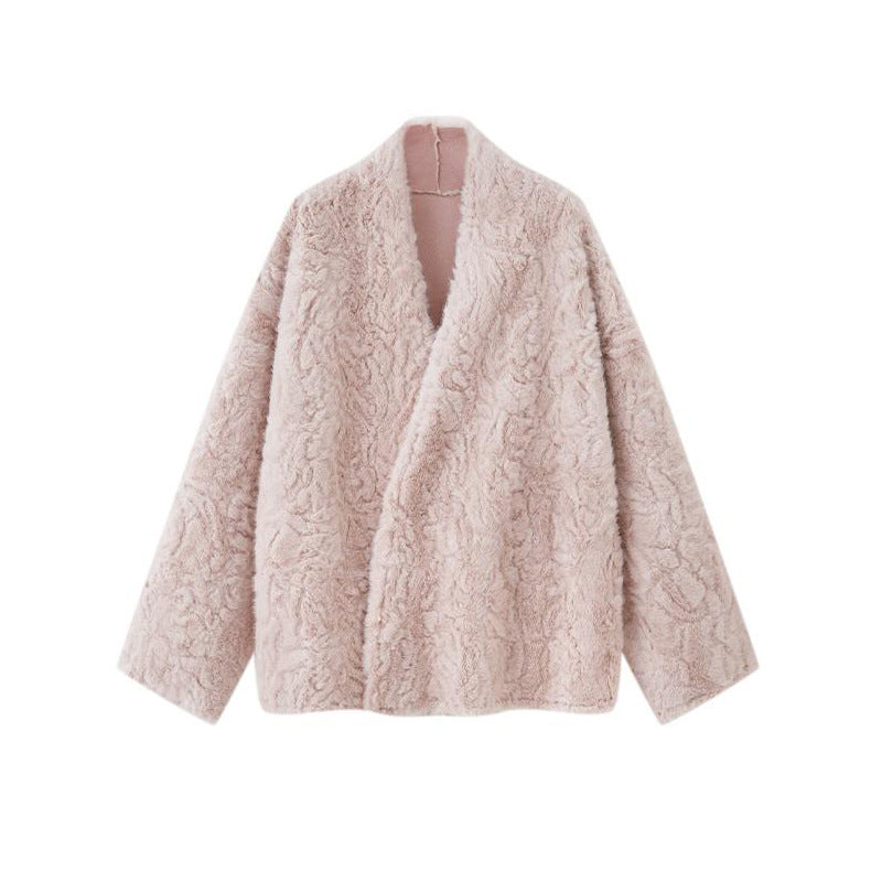 Imitation Flower Fox Mink Atmosphere Sense Dyed Coats