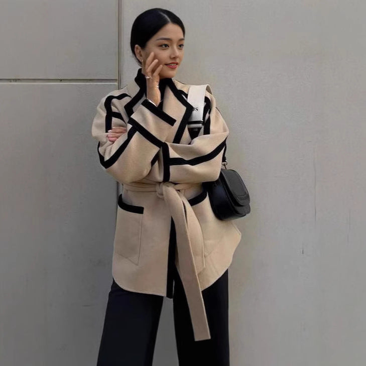 Women's French Entry Lux Temperament Leisure Double-sided Coats