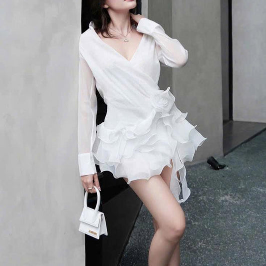French Sexy Lightly Mature Shirt Summer Skirts