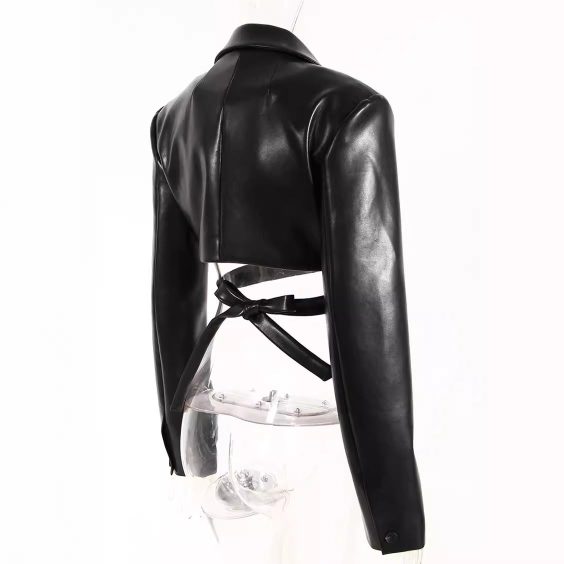 Women's Queen Style Small Full Open Cross Blazers
