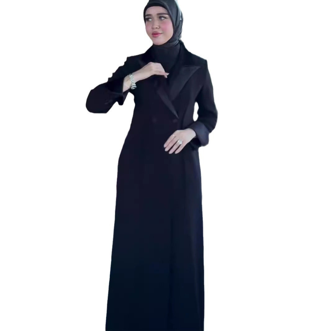 Model Temperament Leisure Mid-length Single Double-breasted Coats