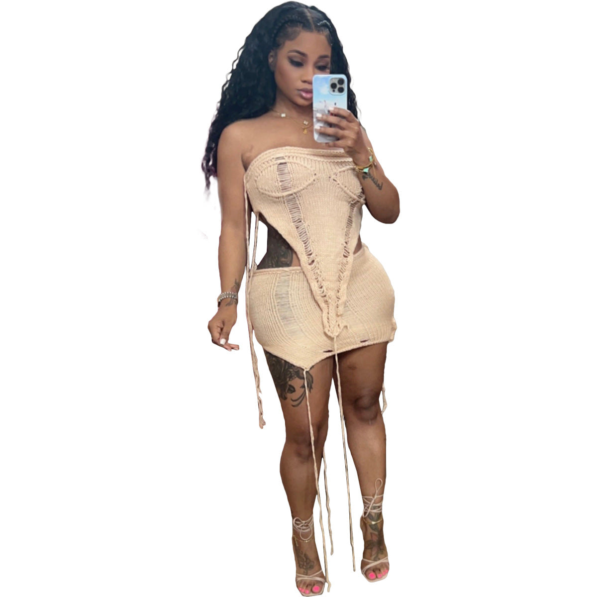 Versatile Attractive Urban Sexy Sleeveless Beach Fashion Casual Suit