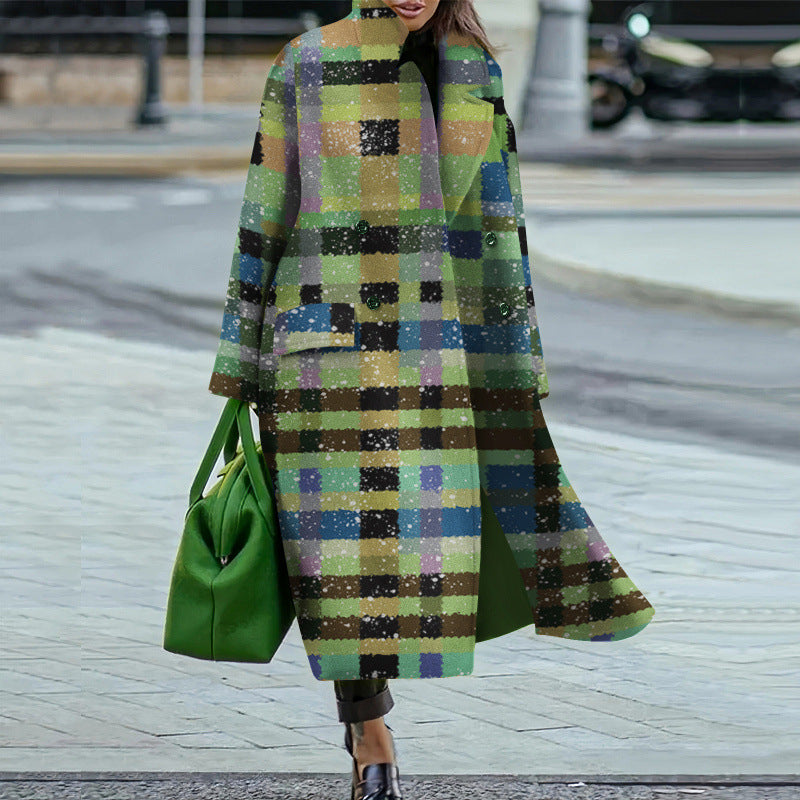 Women's Loose Winter Autumn Woolen Warm Commuting Coats