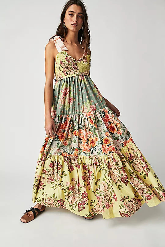 Women's Summer French Fashion Slim Fit Printing Dresses