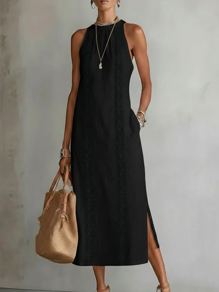 Women's Solid Color Loose Long Shirt Fashion Dress