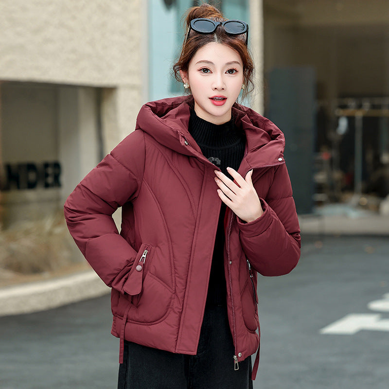 Women's Down Winter Loose Graceful Thickened Hoodie Coats