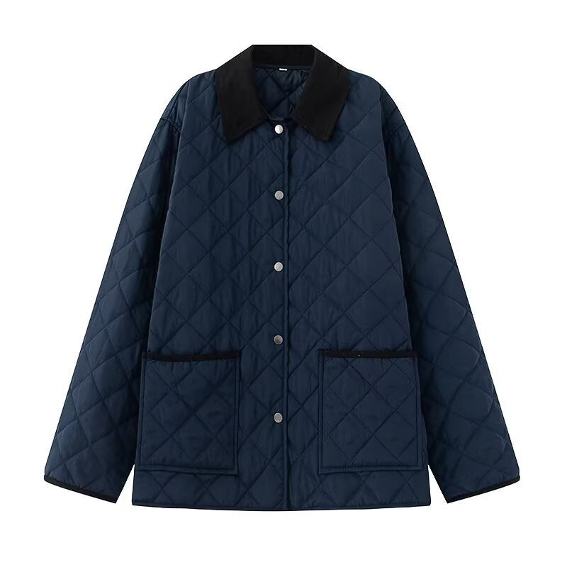 Comfortable Autumn Casual Loose Waterproof Quilted Jackets
