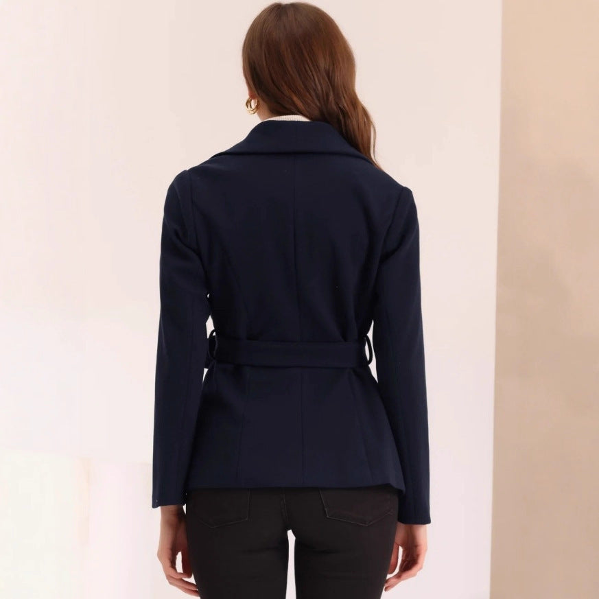Women's Trench Slim Fit Slimming Versatile Solid Coats