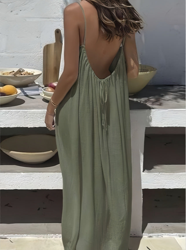 Comfortable Graceful Classic Slouchy Women's Strap Dress