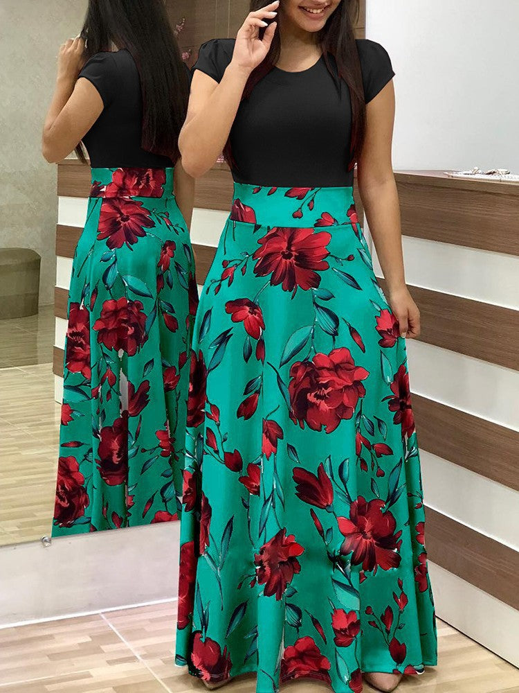 Pretty Women's Spring Style Retro Swing Dress