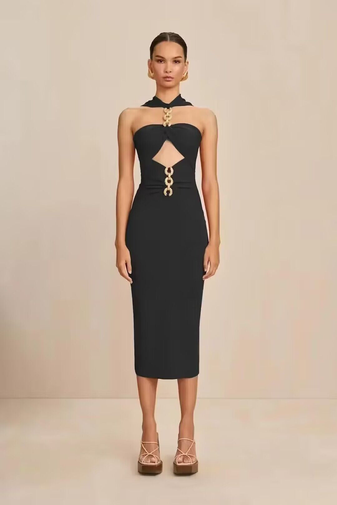Women's Summer Fashion Sexy Cutout Backless Dress Dresses