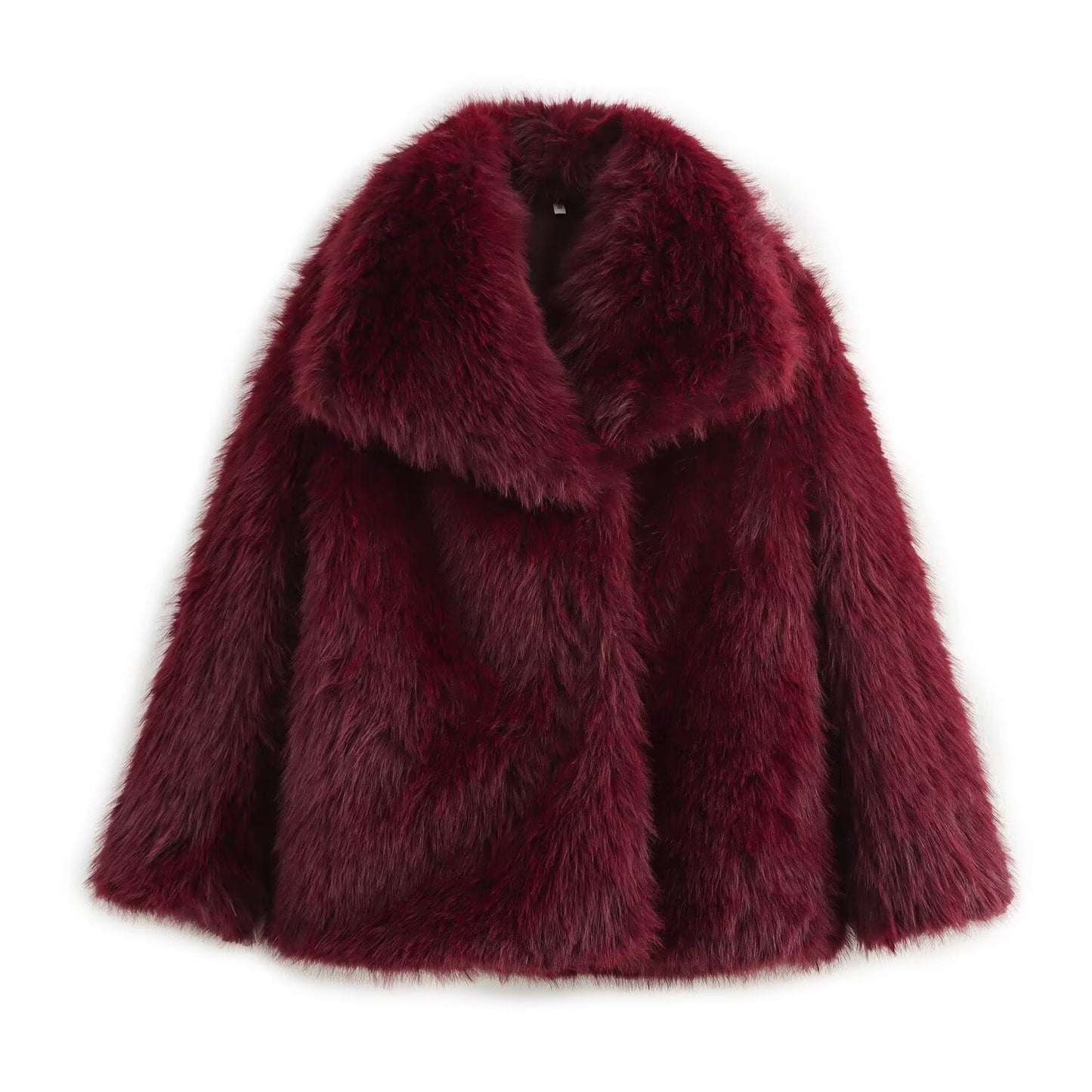Women's Stylish Fashion Temperament Artificial Fur Coats