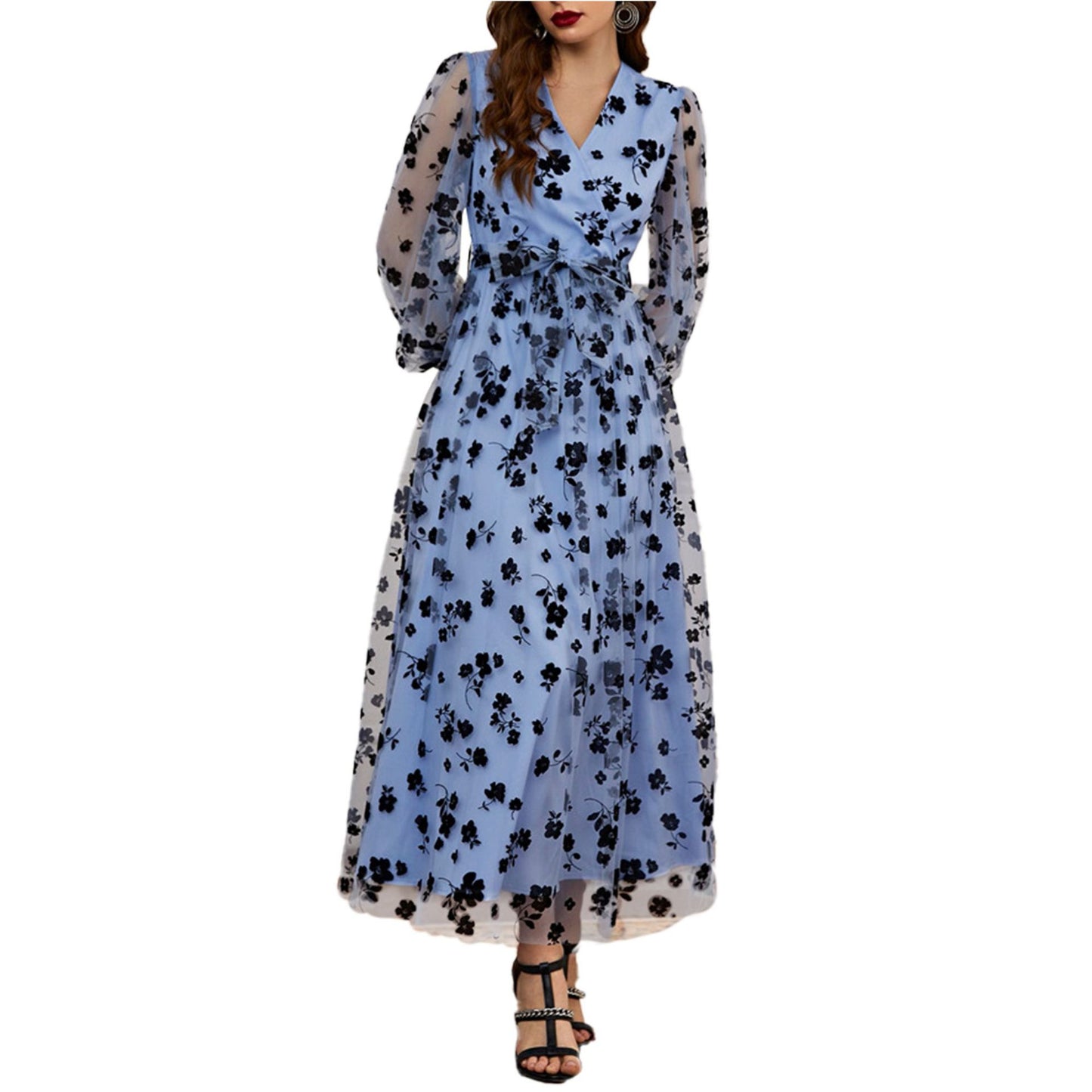 Women's Dress Long Sleeve Autumn Embroidered Retro Dresses