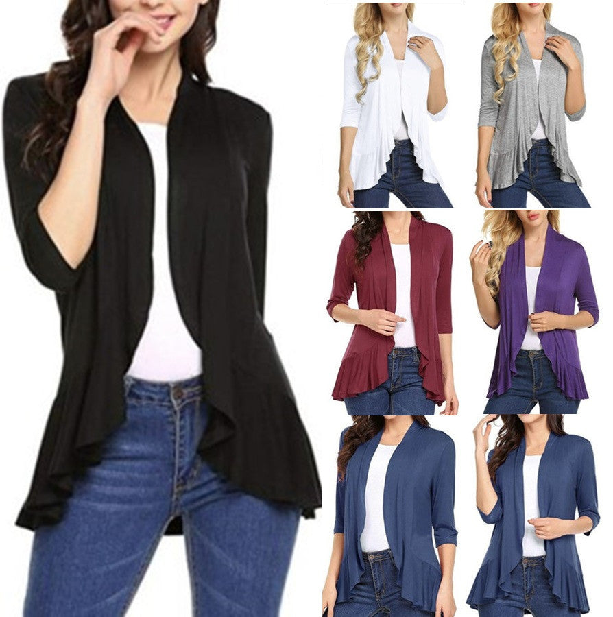 Classy Beautiful Slouchy Women's Solid Color Women's Sweater