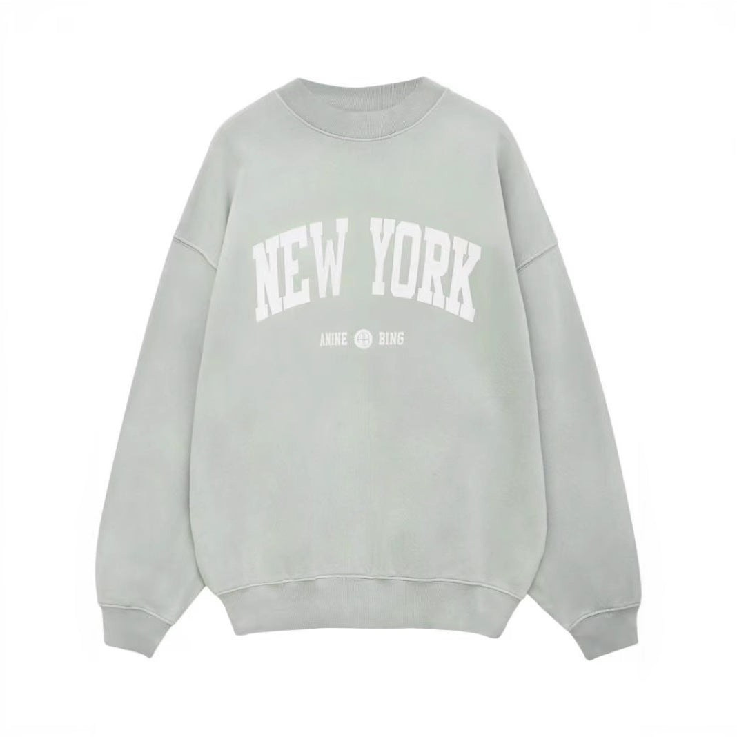Women's Early Autumn North American Niche Classic Letter Sweaters