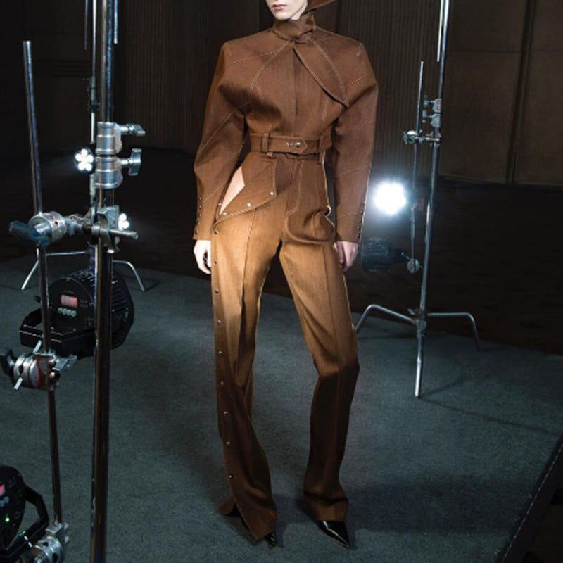 Women's Spring Trendy Design Sense Leading Slim Fit Long Suits