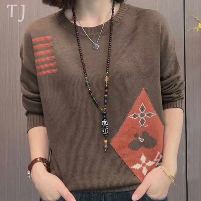 Women's Loose Long Sleeve Large Bottoming Spring Clothing