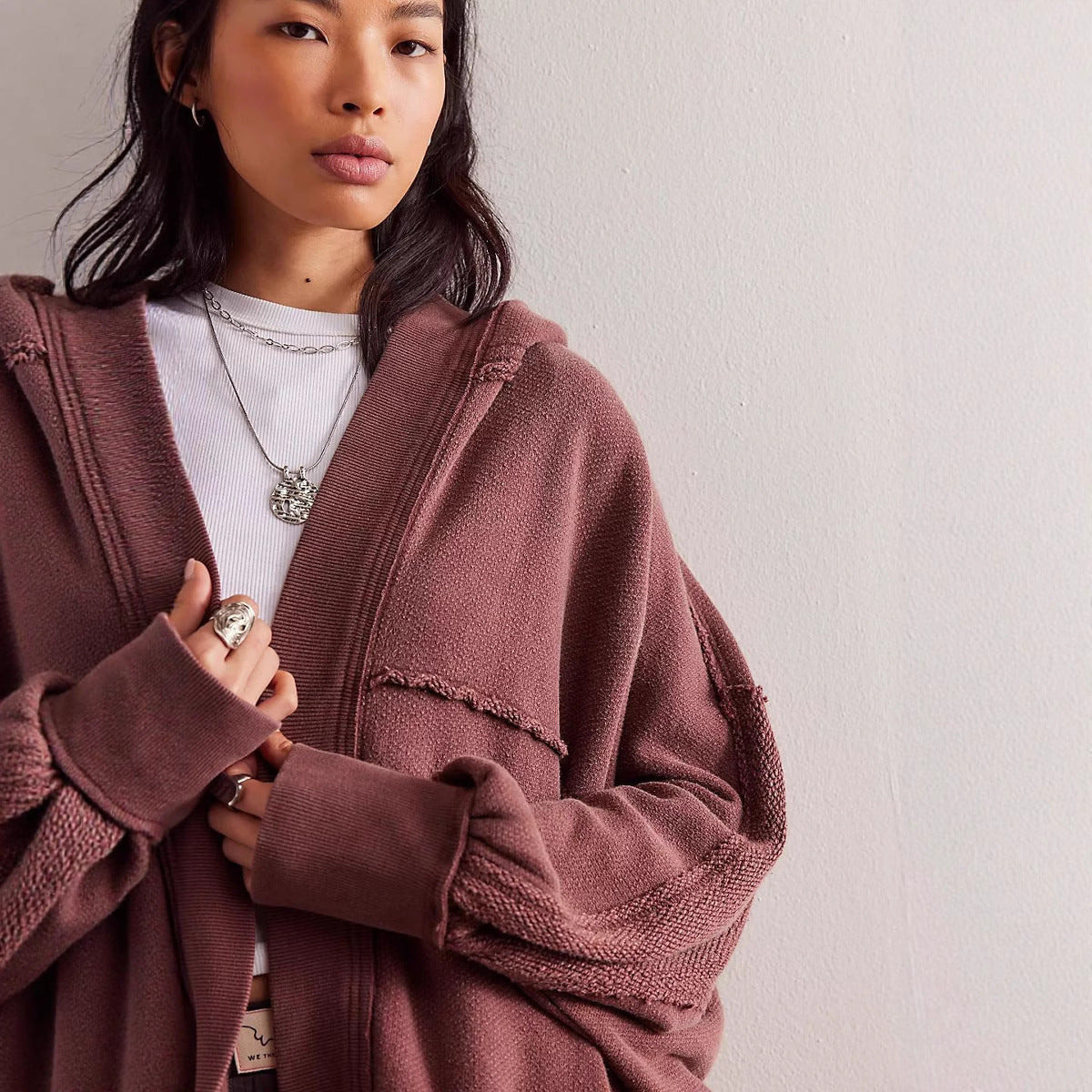 Women's Retro Sports Hoodie Fashion Casual Sweaters