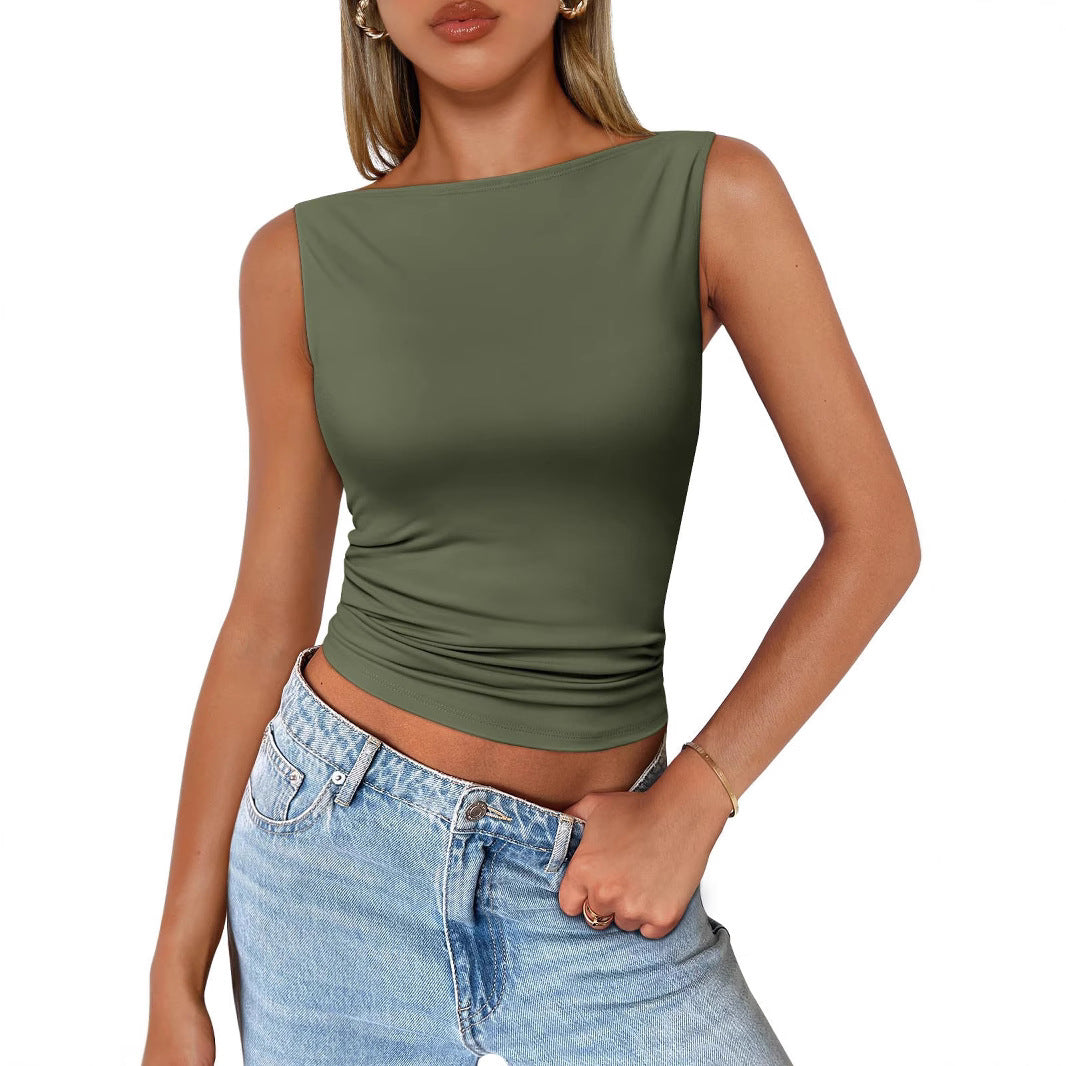 Women's Sleeveless Hot Slim Fit Inner Wear Blouses