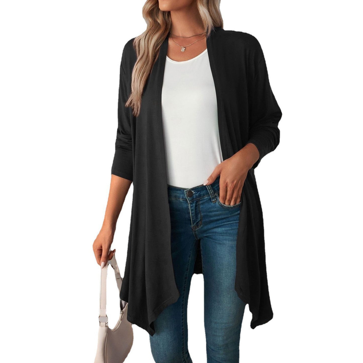 Women's Autumn Solid Color Long Sleeve Casual Women's Sweater
