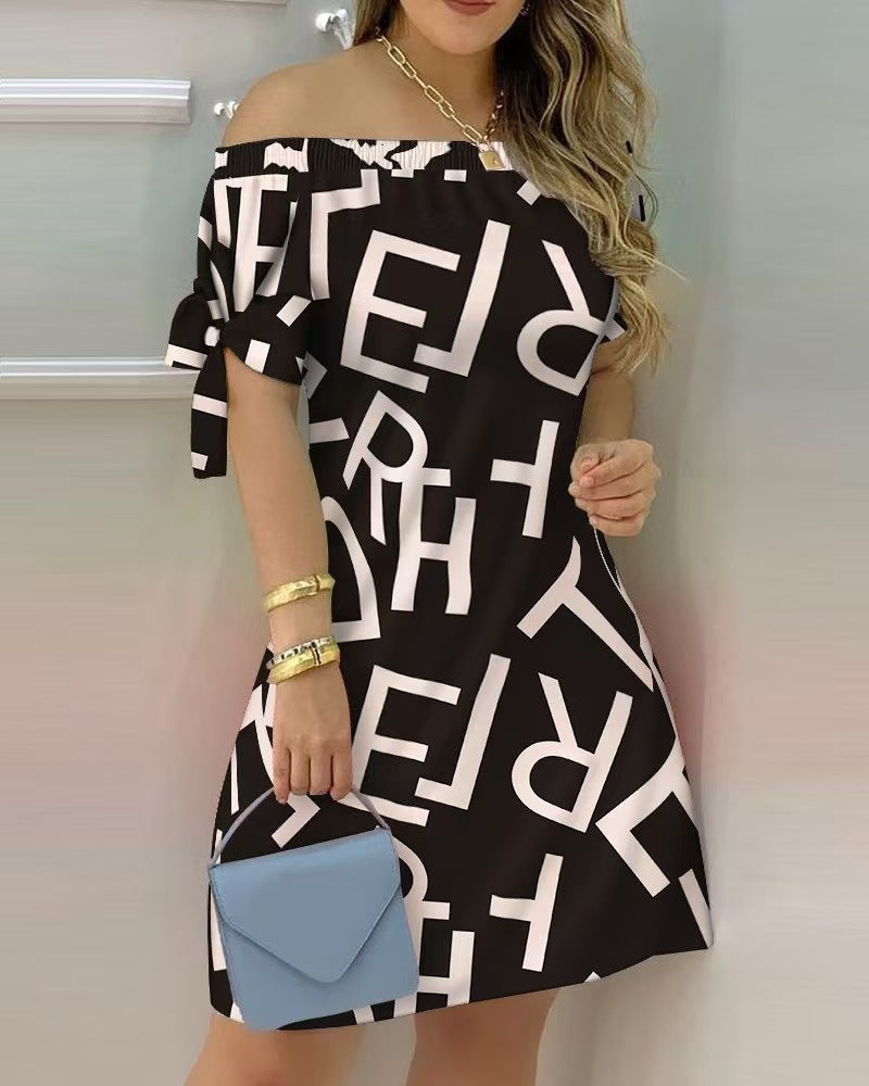 Classy Fashion Sexy Printed For Woman Dress