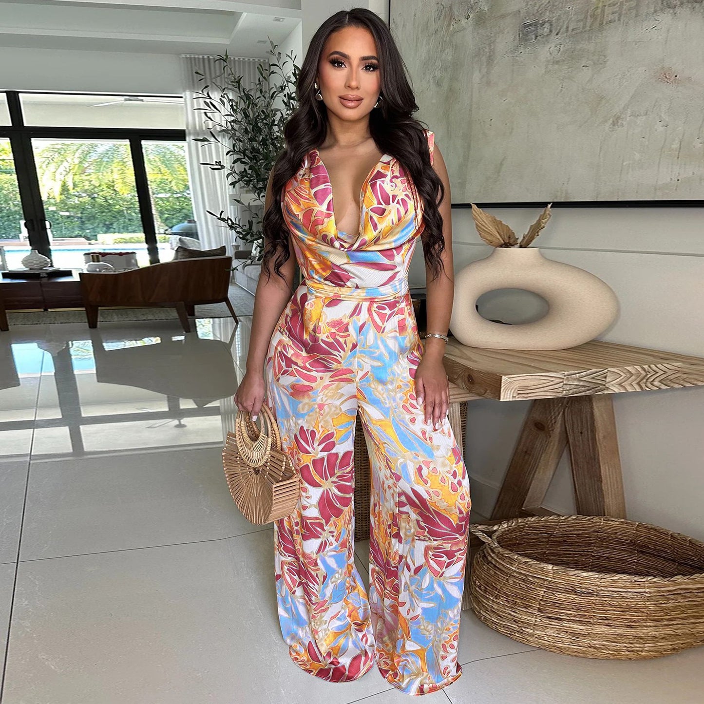 Women's Stylish Fashion Wear Sleeveless Printed Suits