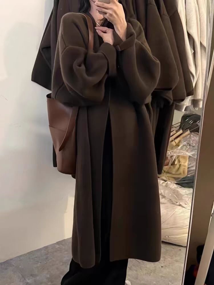 Women's Korean Style Lazy Long Knitted Loose Knitwear