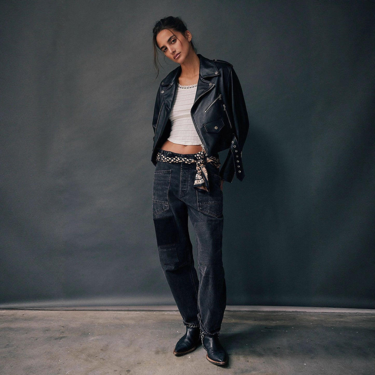 Eight Colors Fashion American Retro Washed Jeans