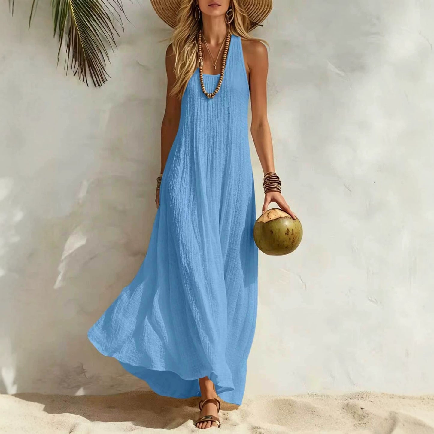 Women's Summer Seaside Vacation Style Loose Vests