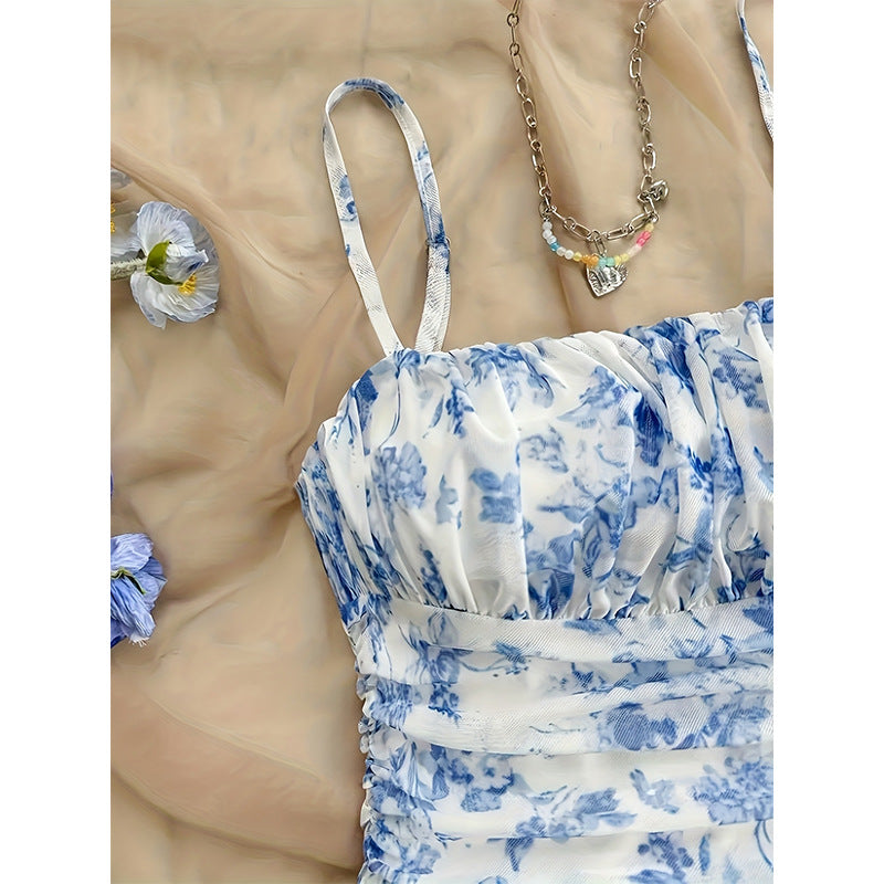 Tight Waist Summer Style Design Sense Minority Dress