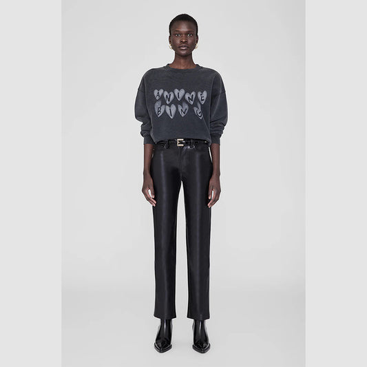 Women's Love Letter Printing Wash Fried Color Sweaters