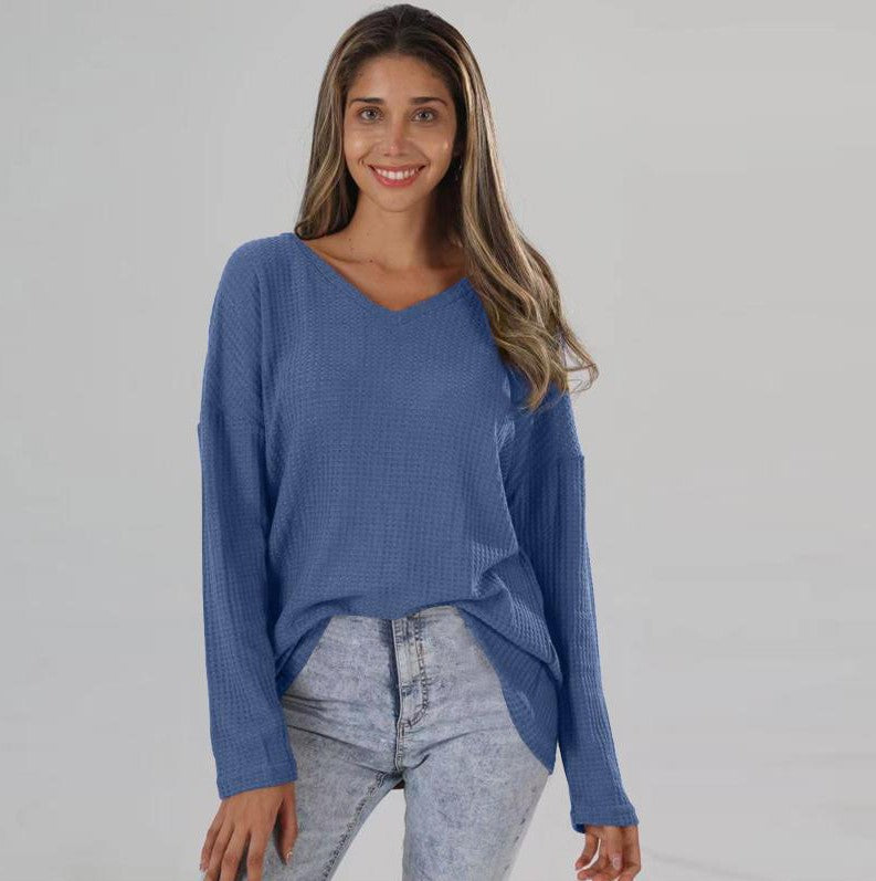 Classy Women's Loose Street Knitted Base Plus Size