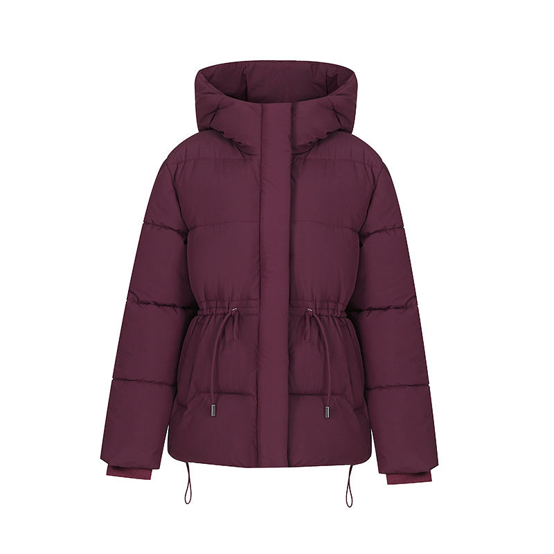 Women's Fashion Versatile Korean Style Hooded Drawstring Coats