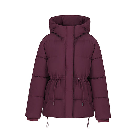 Women's Fashion Versatile Korean Style Hooded Drawstring Coats