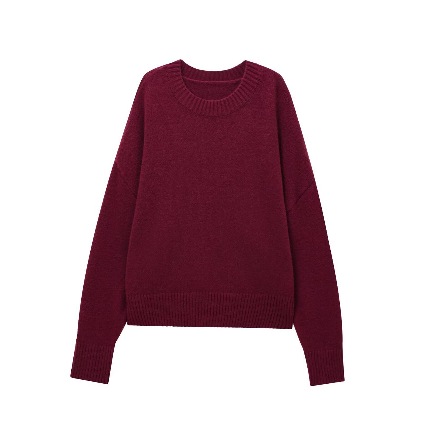 Women's Early Spring Round Neck Long Sleeve Knitwear
