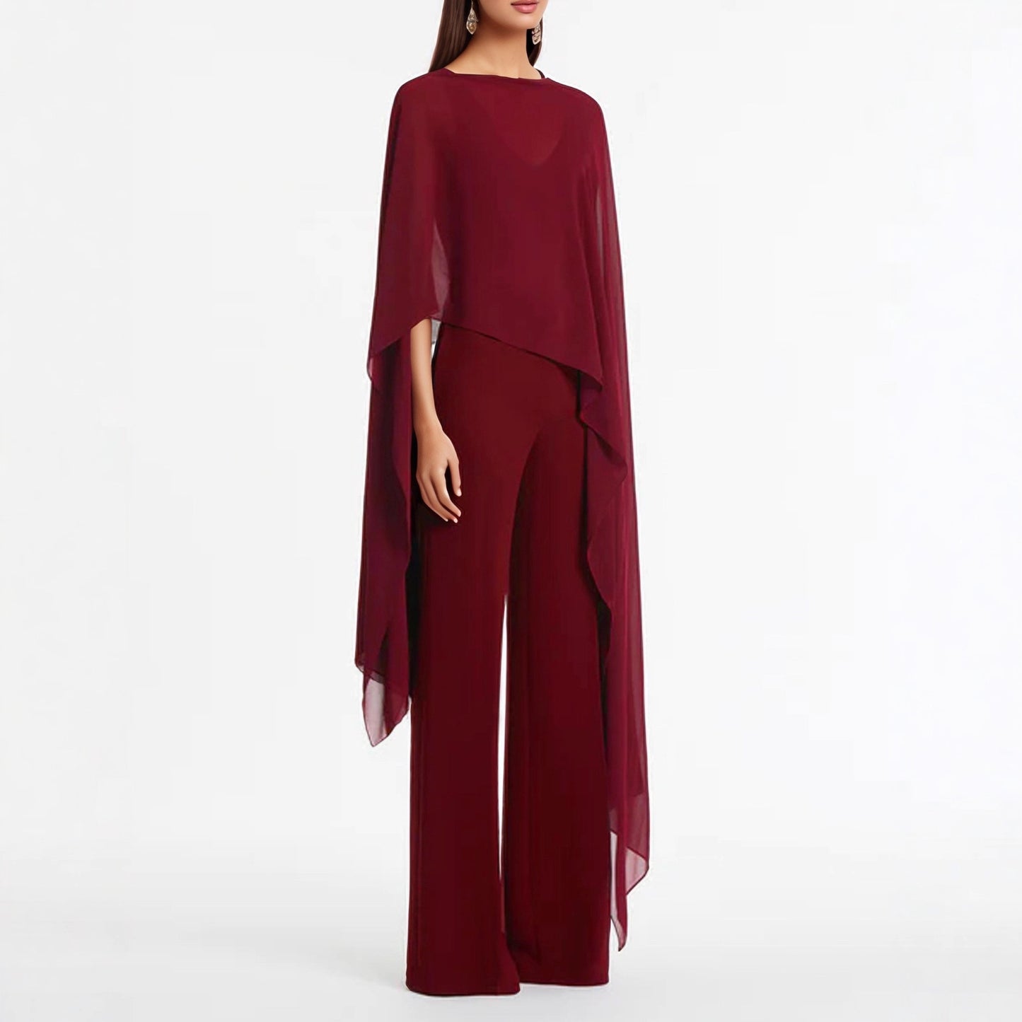 Women's Halloween Thin Cloak Ball Exercise Two-piece Pants