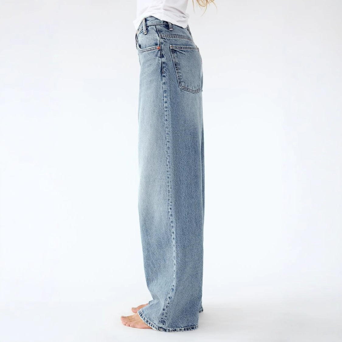 Women's European High Quality Denim Straight Jeans