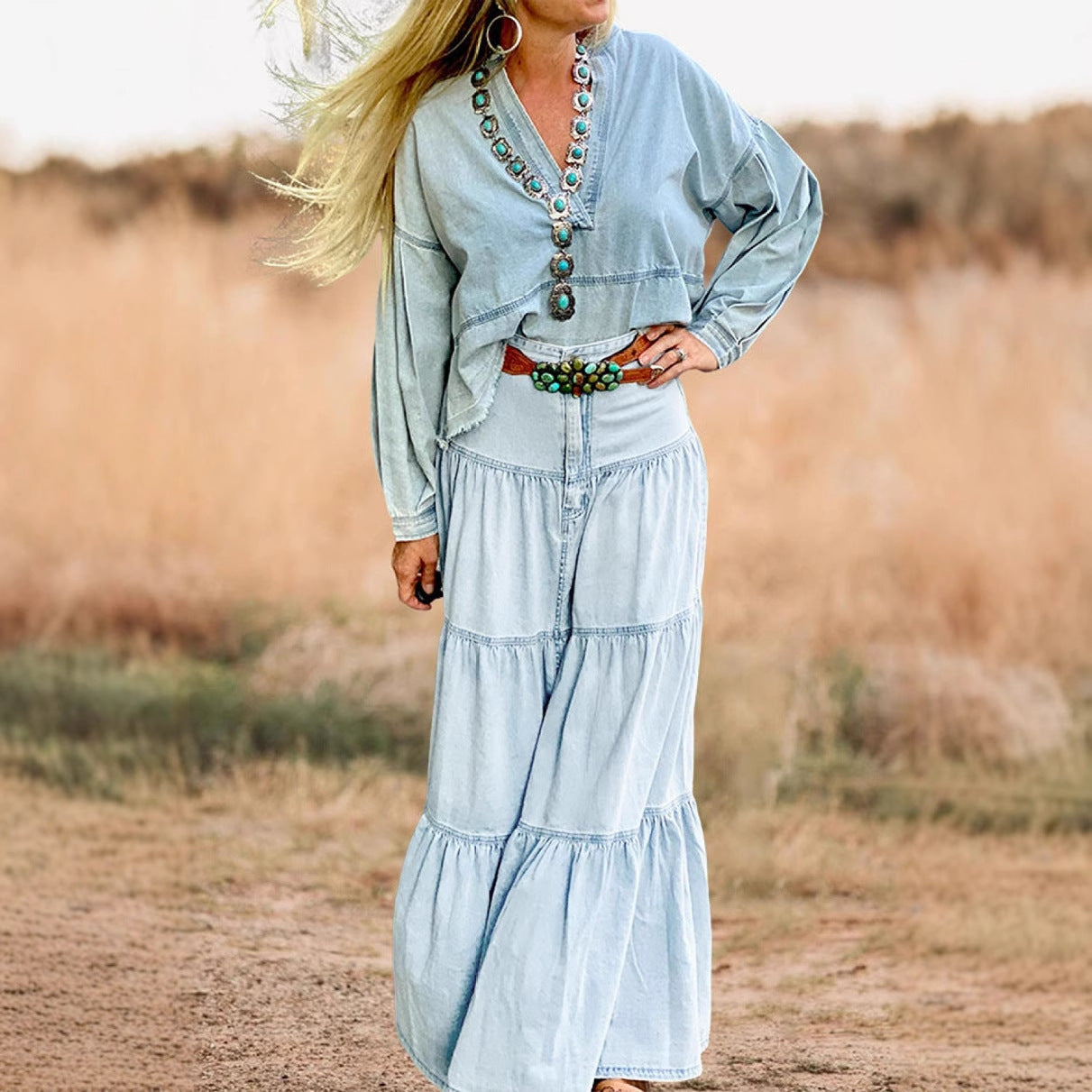 Women's Street Hot Low Waist Distressed Vacation Skirts