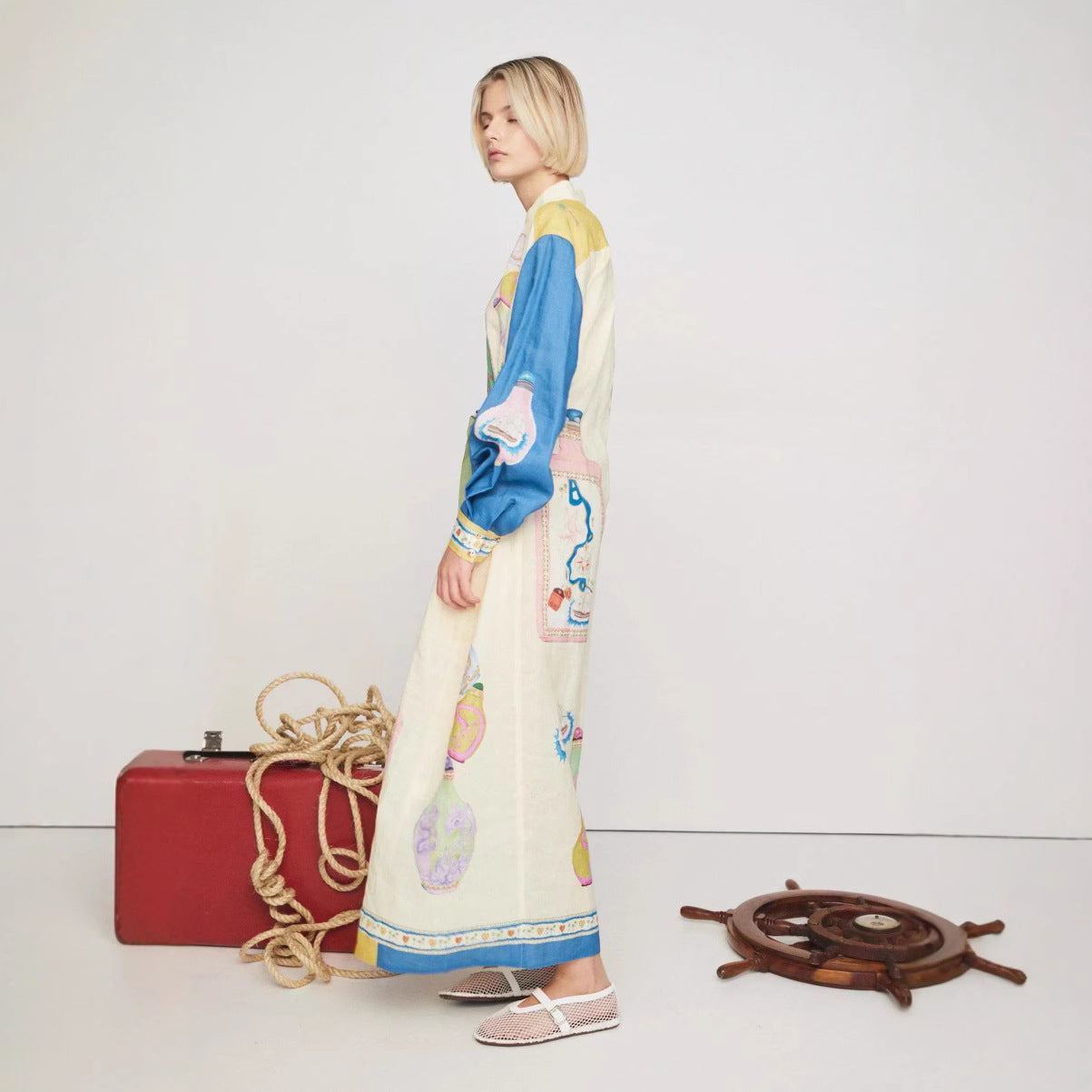 Innovative Unique Casual Fashion Printed Long Dress
